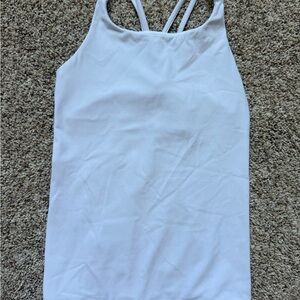 Athleta White Girls Tank Top